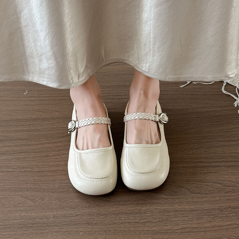 Braided Strap Mary Jane Flats, picture 4 of 4