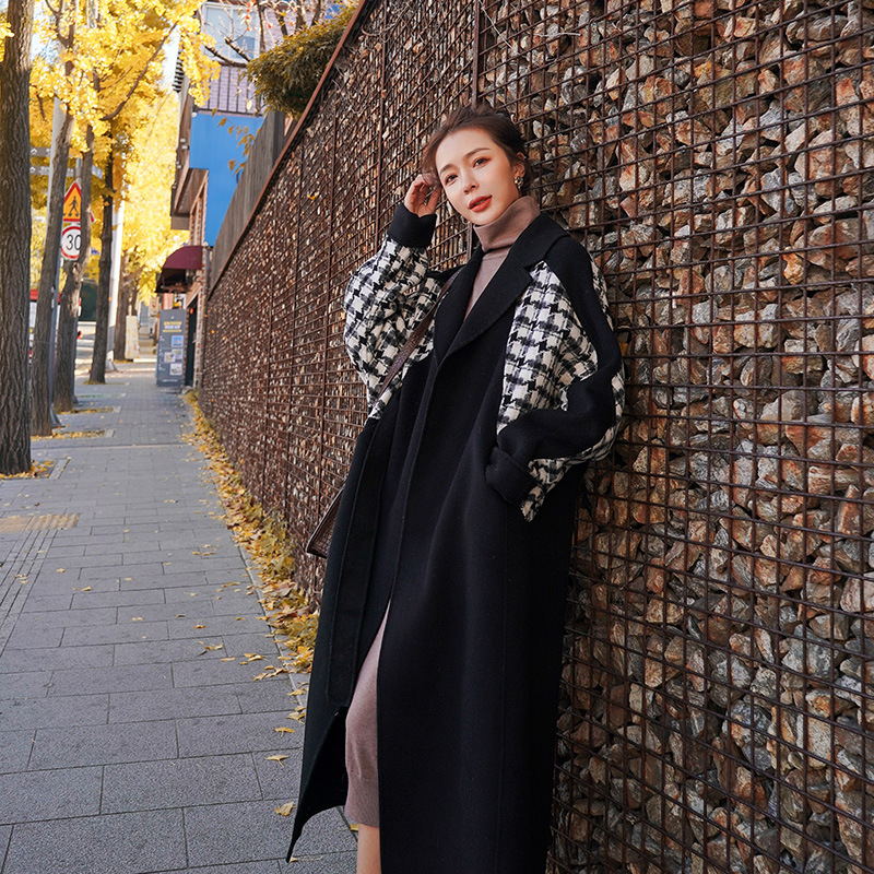 Mid-length Temperament Casual And Thin Woolen Coat