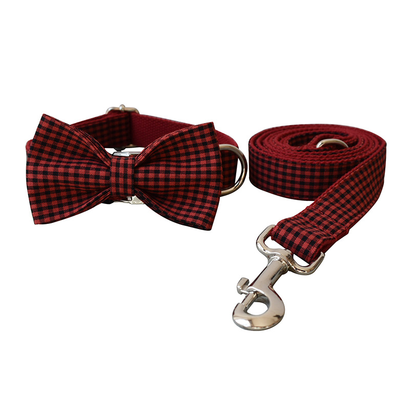 Bow Collar Leash Set