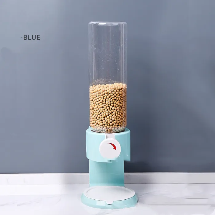 Airtight Grain and Cereal Dispenser, 2.1 L Sealed Kitchen Storage Container with Pour Spout - detail photo 2