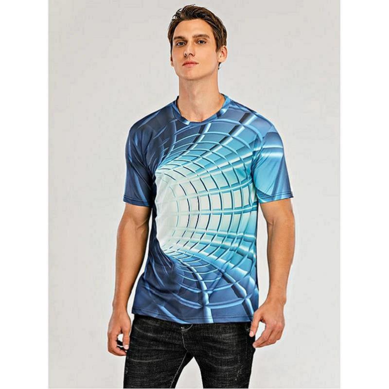 Title 2, Camisetas masculinas casuais com estampa 3D de ...