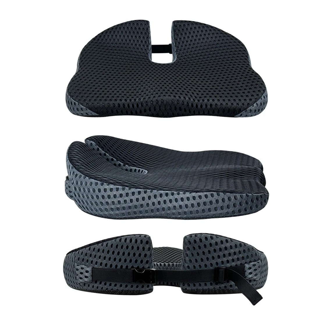 Universal Memory Foam Car Seat Cushion Driving Wedge Pad Booster Driver Pillow — image 12
