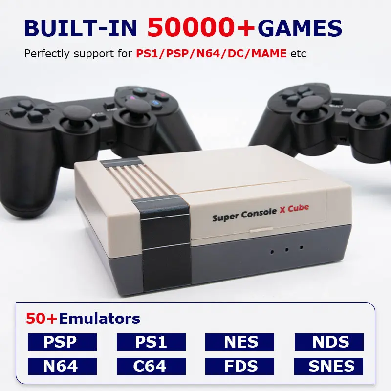 Retro Console Super Classic Red and White Machine