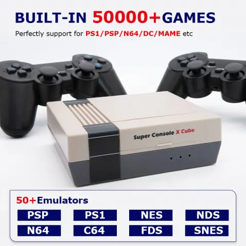 Retro Console Super Classic Red and White Machine