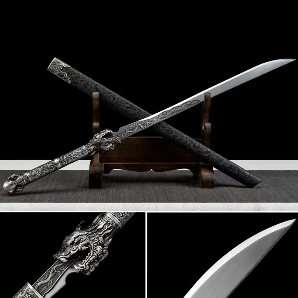 Ancient-Style Han Sword Hand-Forged Cold Weapon Collectible