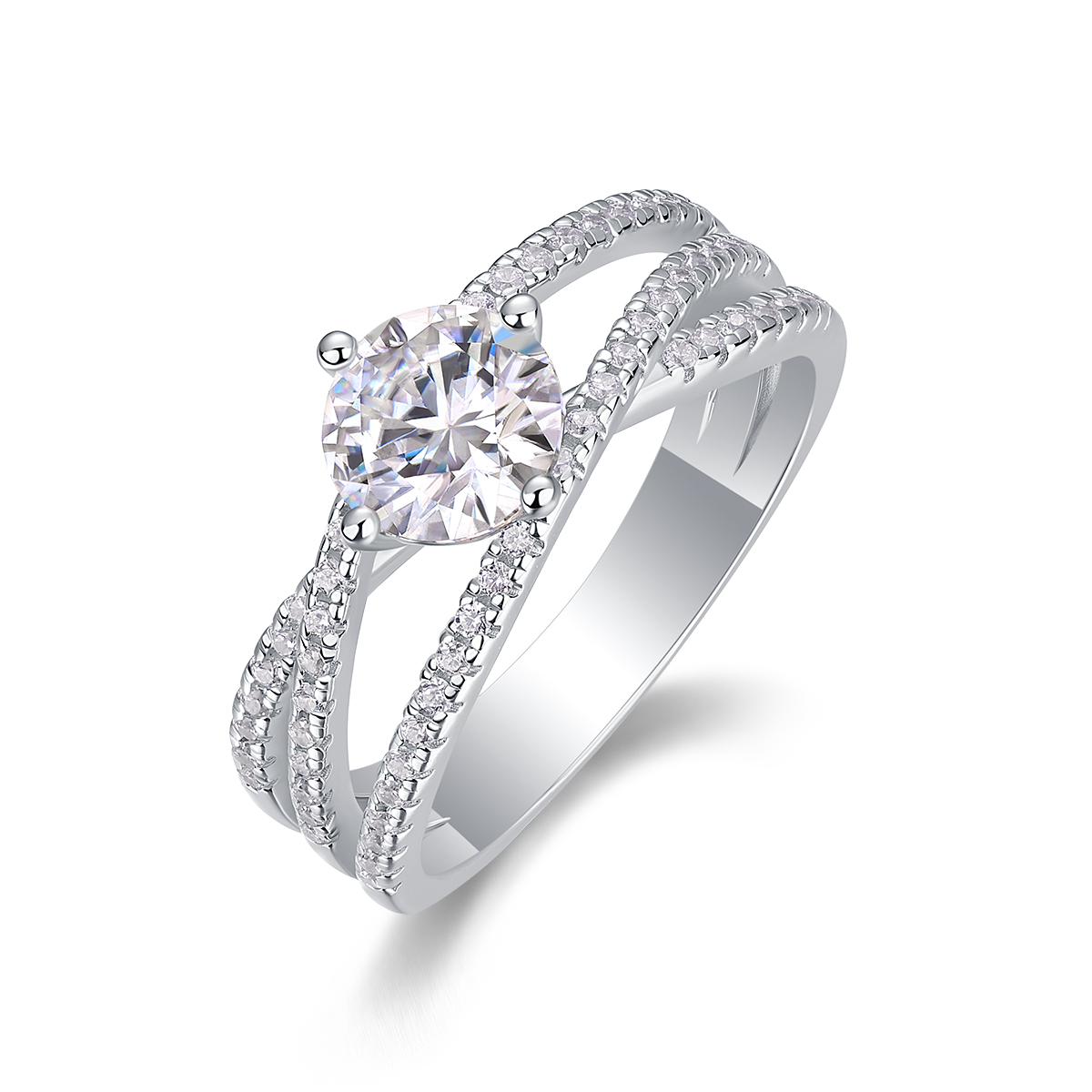 Moissanite Ring Image 5