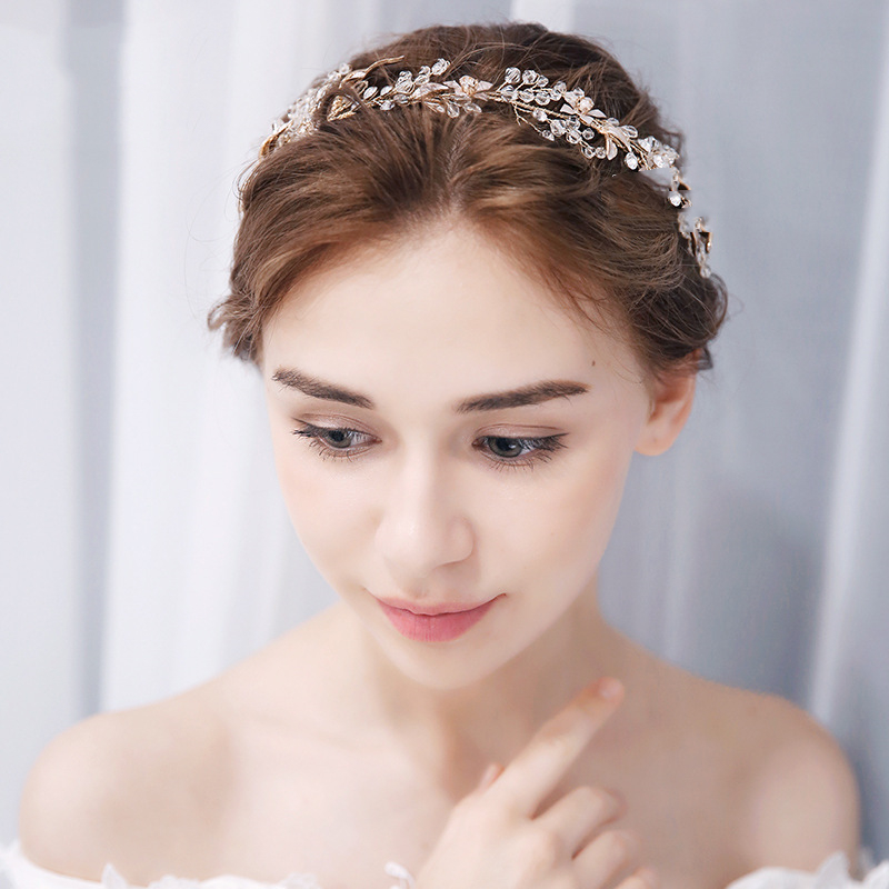 Ladies Fashion Bridal Headdress Leaf Style