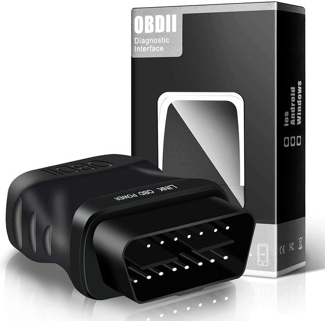 Scanner OBD2 Bluetooth pour diagnostic voiture 12V