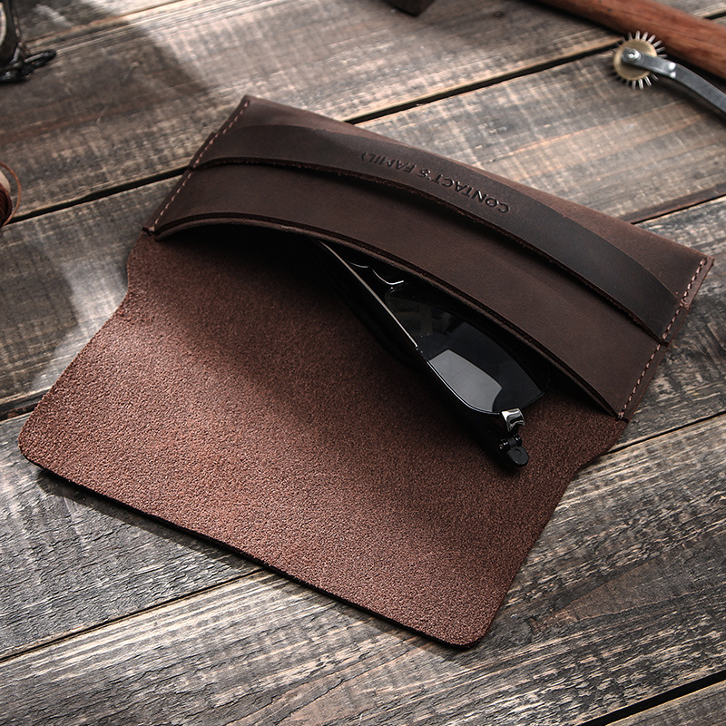 Étui à lunettes en cuir — Protection élégante pour voyage 5
