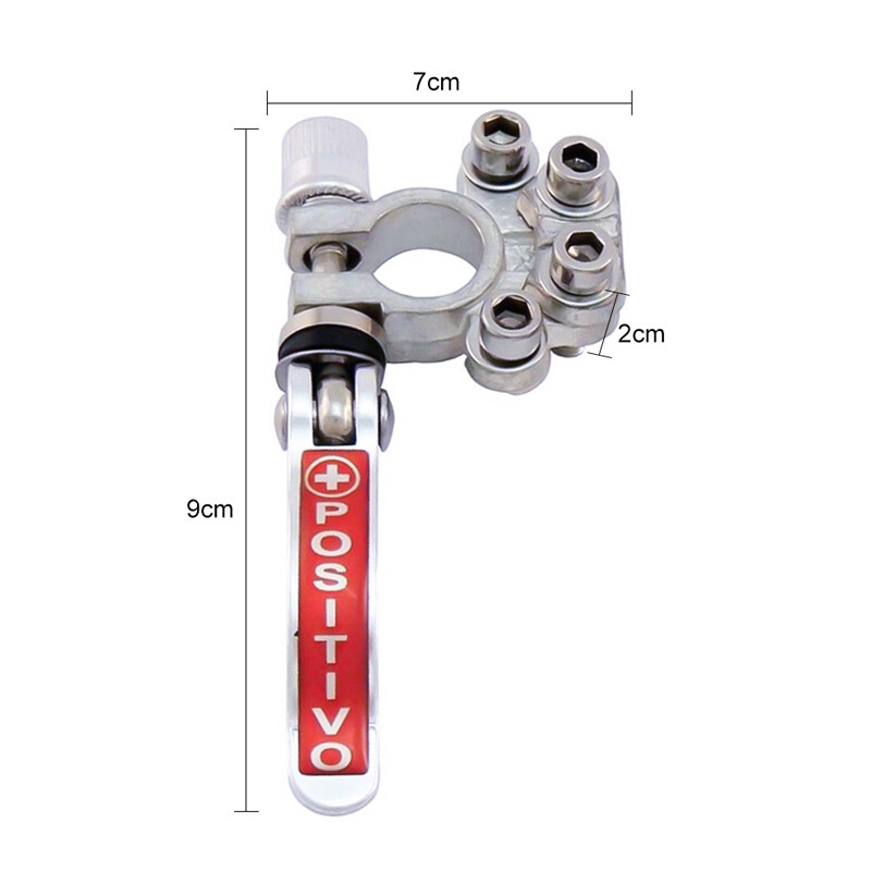 2Pcs Clamp Universal Car Battery Terminal Clip Connector-Pure Copper Truck — image 5