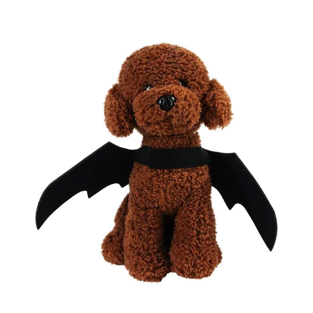 Halloween Felt Pet Decoration Bat Wings (Black-45x16cm)
