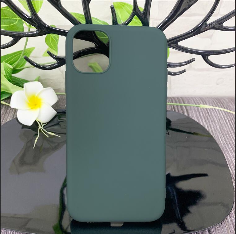 Coque de téléphone unie intégrale pour femme – noire – iPhone XS Max