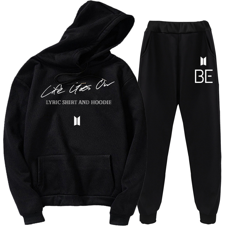 Korean Style Long Sleeved Youth Hoodie Suit