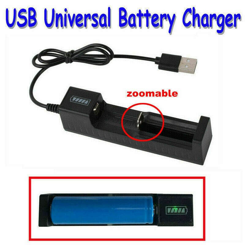 Li-ion Battery Charger 3000mAh 3.7V Rechargeable Batteries USB Charger For... 5