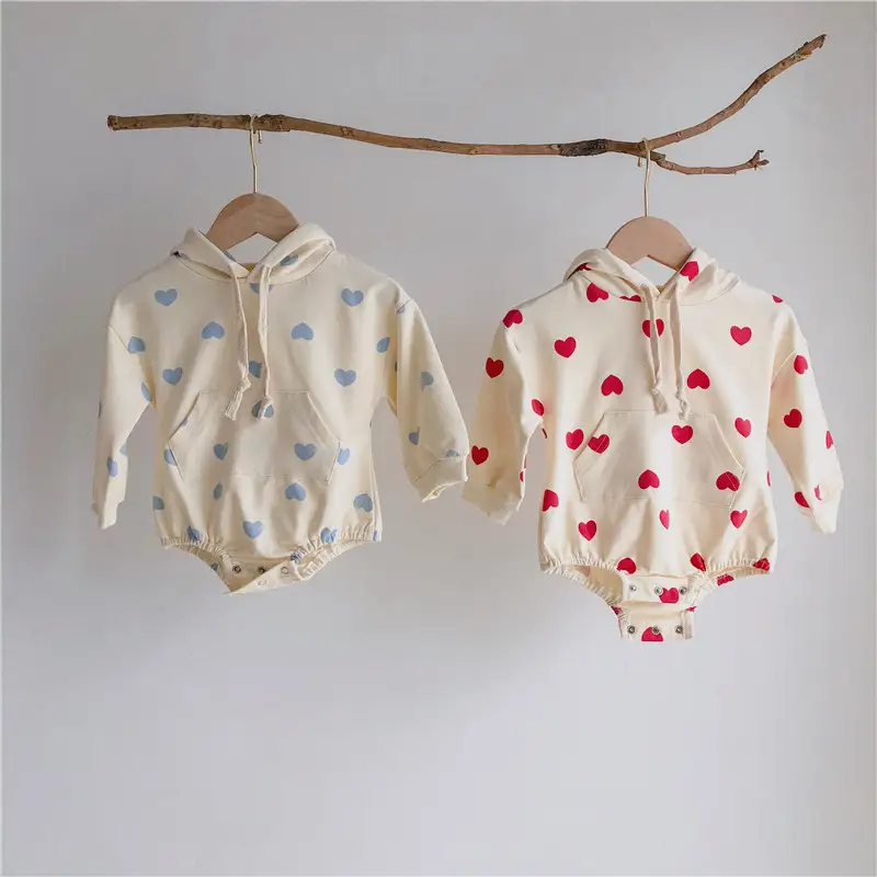 Love Bag Fart Romper Male And Female Baby Foreign Style Jumpsuit