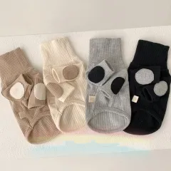 Pet Cats And Dogs Casual Collision Bottoming Clothes - Brown - View 1