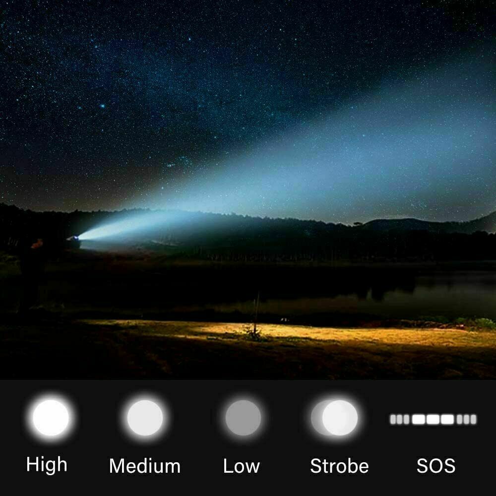 Tactical Flashlight Police Multi-mode Handheld Flashlamp Torch Waterproof Lamp — image 8