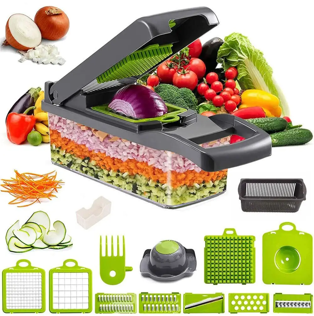 Vegetable Chopper Salad Fruit Peeler Slicer 15