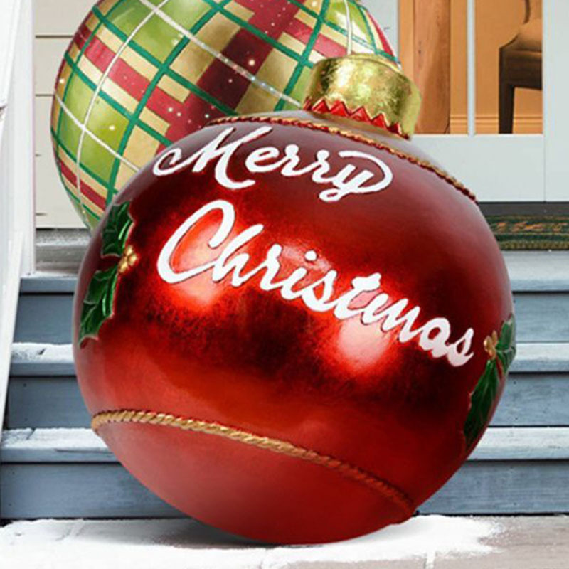Christmas Ornament Ball Outdoor 60CM Inflatable Decorated Ball XMAS Tree decorat - Picture 12 of 20