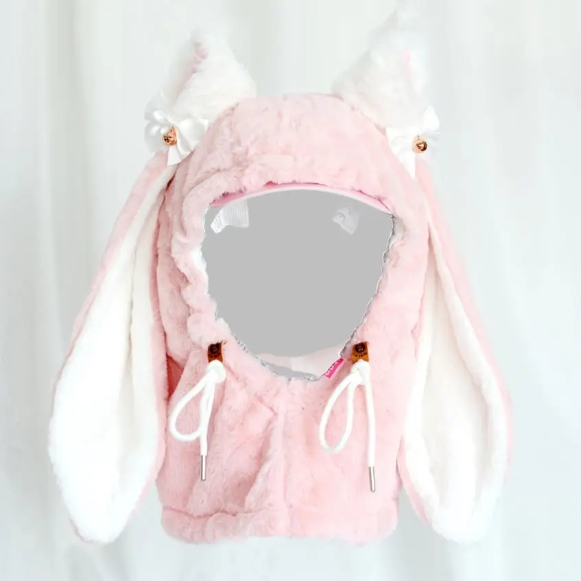Ski Head Cover Face Mask Ski Helmet Decorative Ears