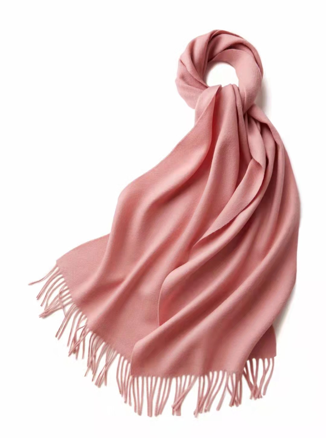 Fashion Women's Solid Color Warm Cashmere Scarf