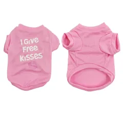 Spring And Summer Dog Clothes - Pink - View 1