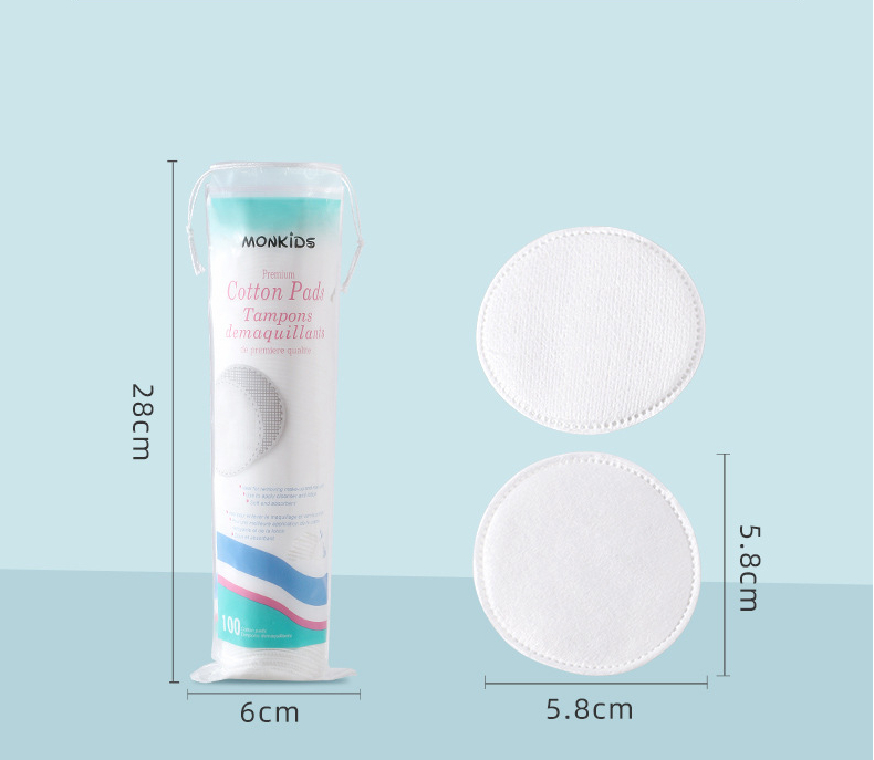 100 Pieces Double-sided Bag Round Cotton Puff - Image 4
