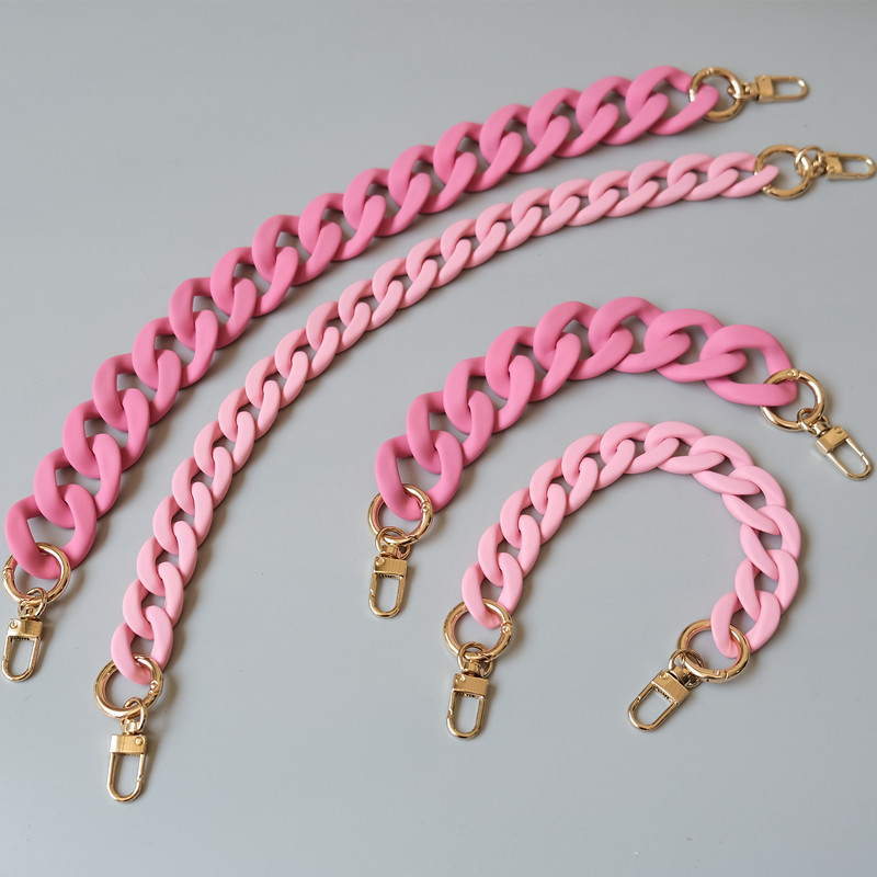 Women’s Bag Fashion Solid Color Acrylic Resin Necklace