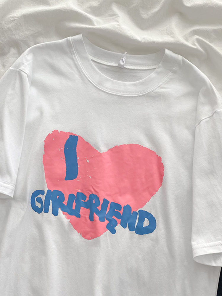 Fashionable Joker Casual Short-sleeved T-shirt