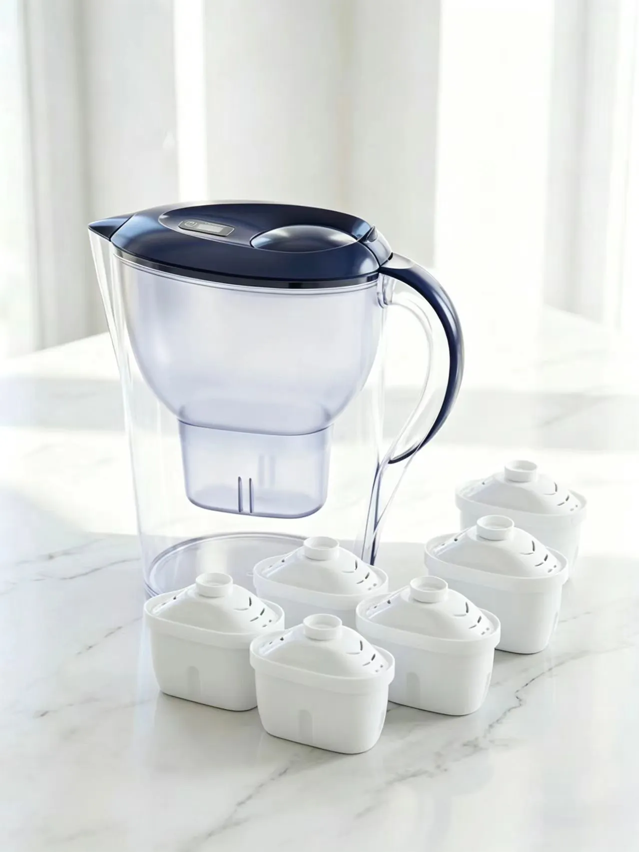 10-Cup 3.5L BPA-Free Water Filter Pitcher