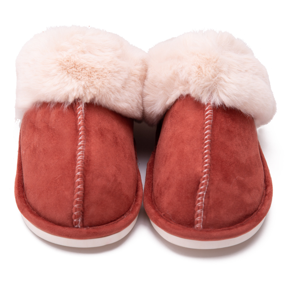 Title 11, Womens Furry Slippers Winter Warm Plush House ...