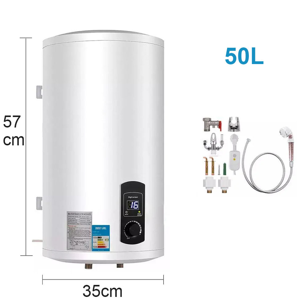 50L Electric Water Heater Vertical Household Storage Tank Bathing UK — image 9