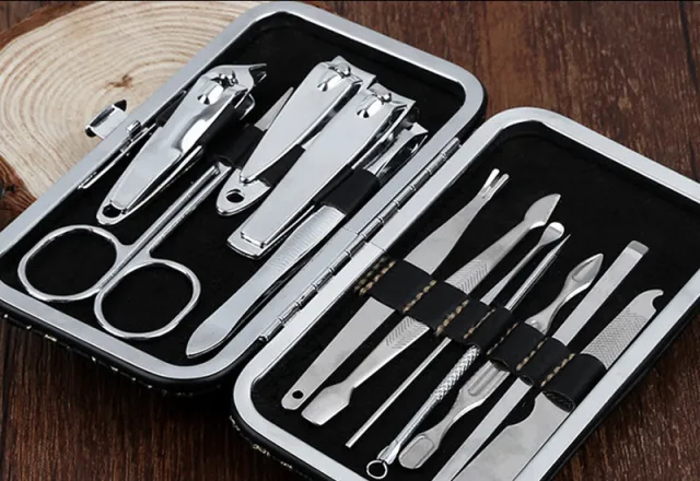 Nail Art Tool Set Decoration Nail File Polishing Strip Polishing Nail Sand Strip Exfoliating Scissors 9Style - Shop at LoveMi