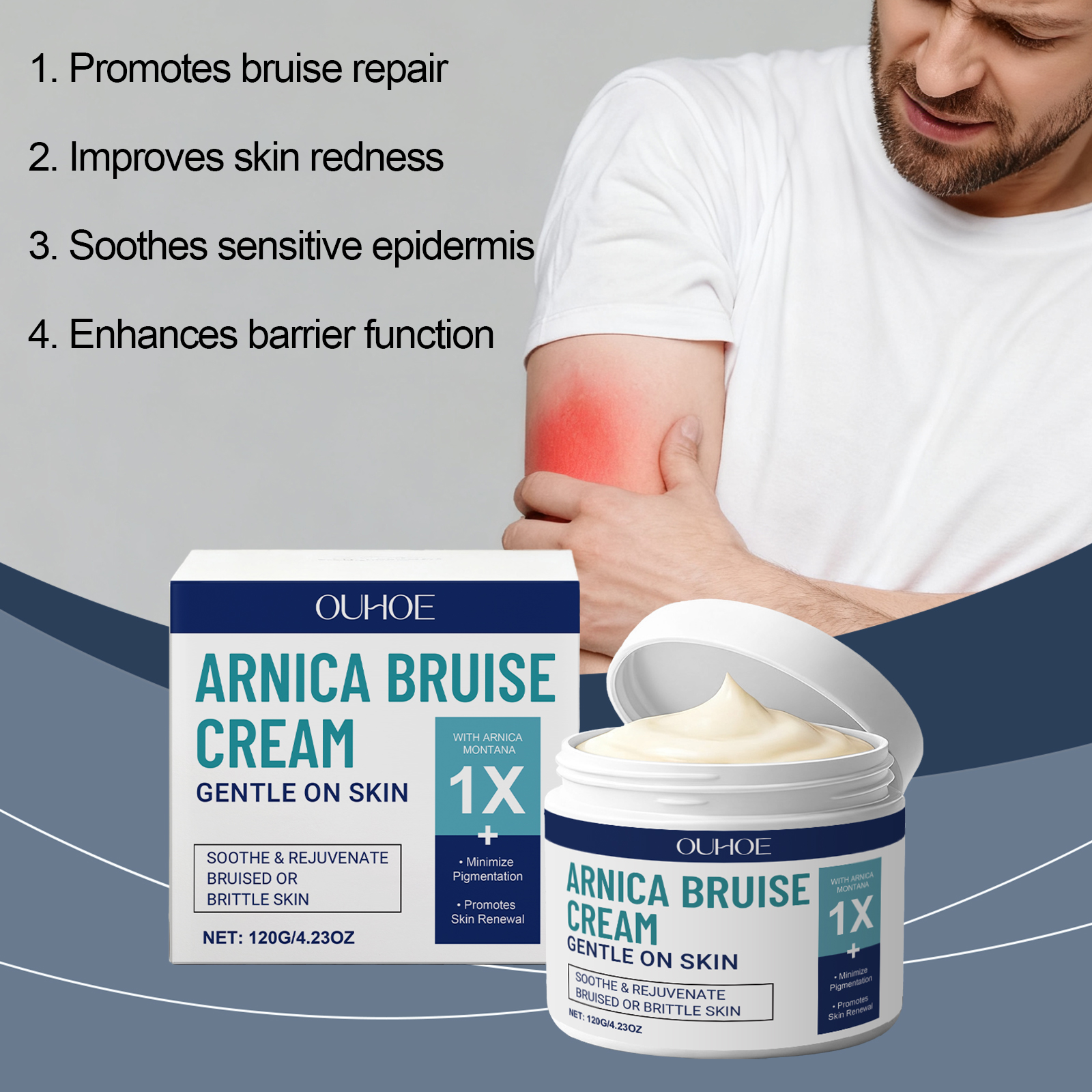Soothing And Repairing Cream 120g 1 Box