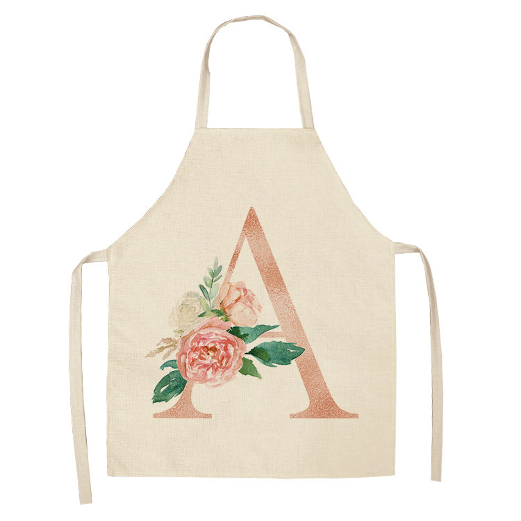 Title 24, Letter series cotton and linen apron