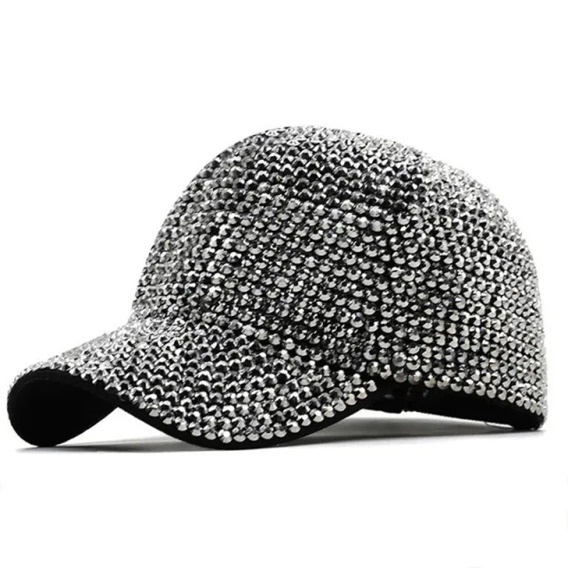 New Dot Diamond Baseball Hat Shiny Trend Black Gun Grey Diamond - Shop at LoveMi
