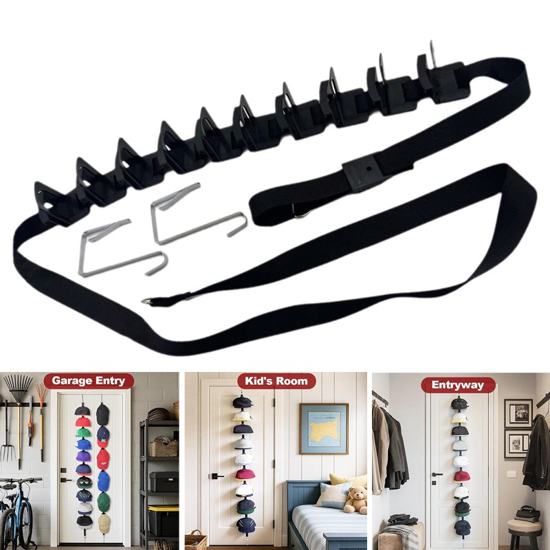 10 Hooks Baseball Cap Rack Hat Holder Home Organizer
