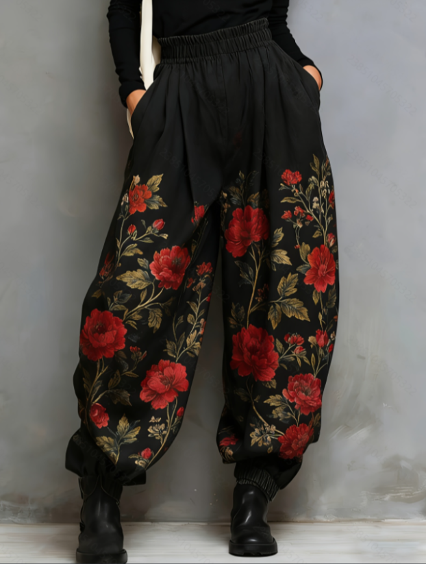 Loose Lantern Pants