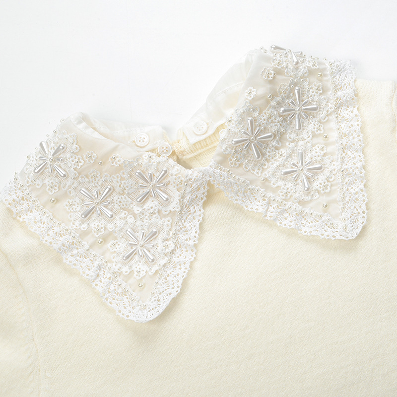 Super Fairy Design Beaded Sweet Girly Sweater