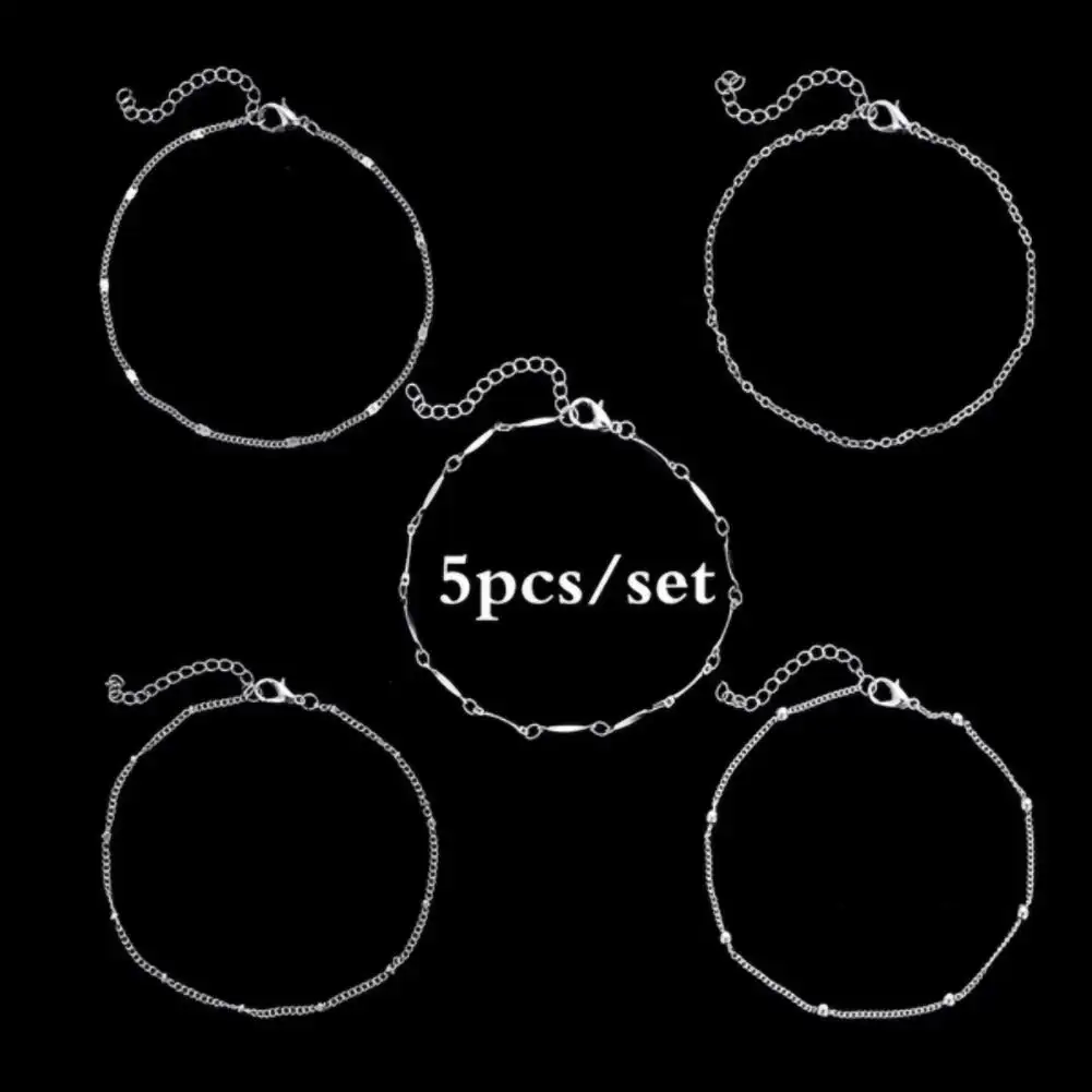 Women's Beach Love Multi-layer Anklet