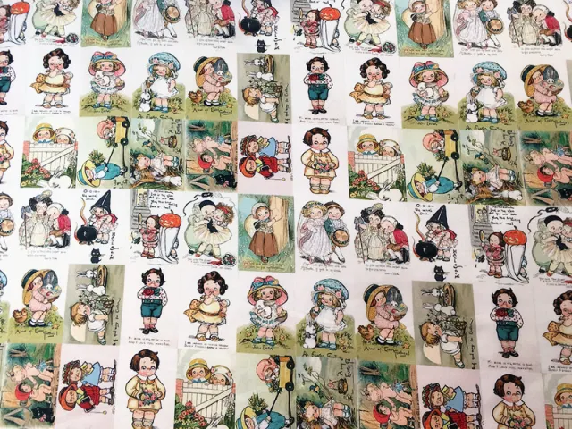 Tomato Soup Doll Cartoon Digital Printed Cotton Children's Dress Diy Handmade Patchwork Shoulder Bag Medieval Nude - Shop at LoveMi
