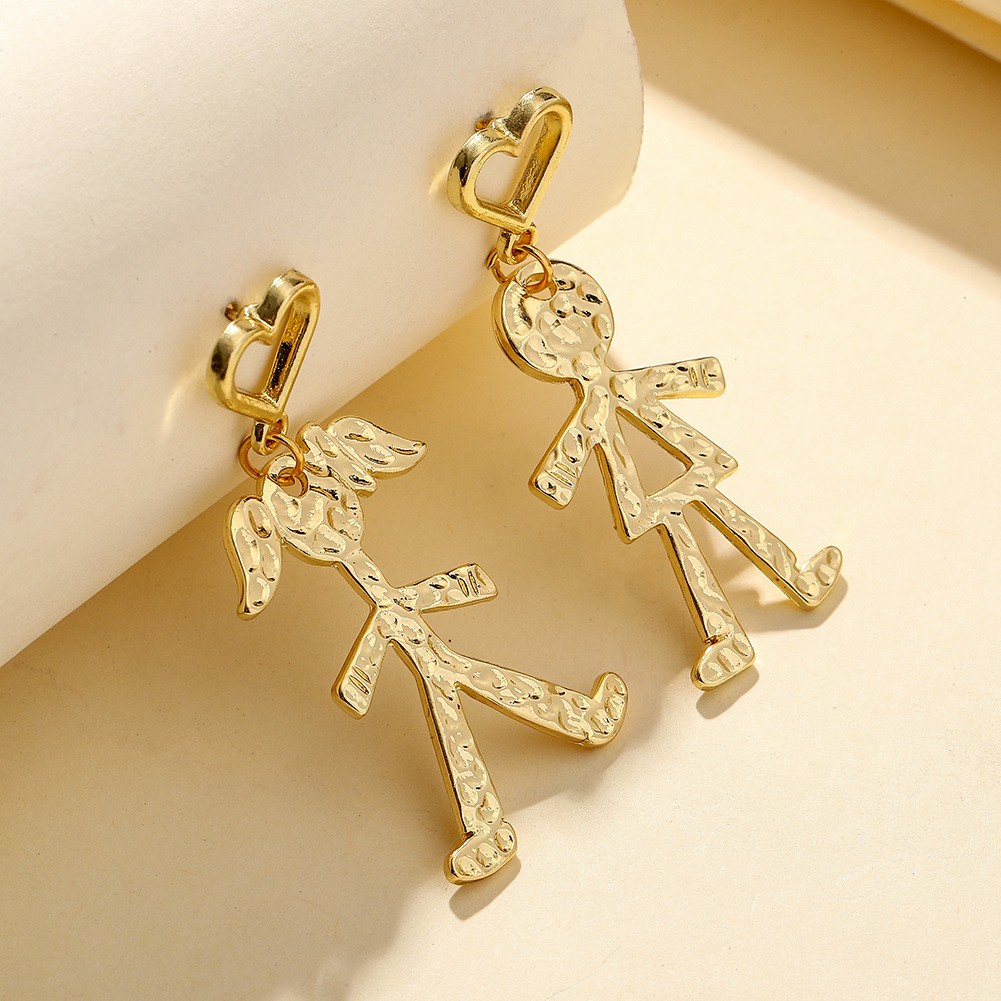 Personalized Boy And Girl Playful Earrings