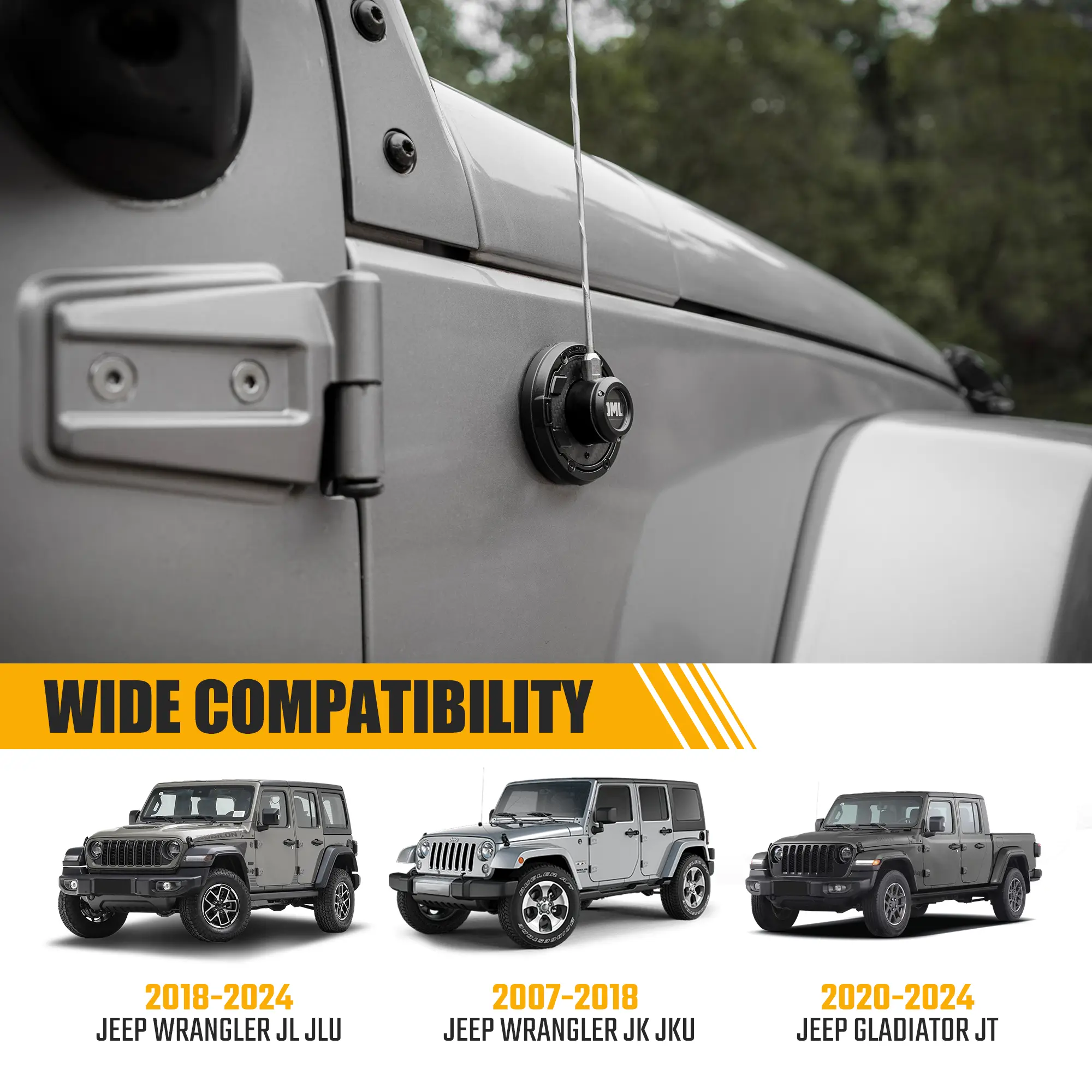 Antenna Base Cover For Wrangler 2007 Gladiator2020