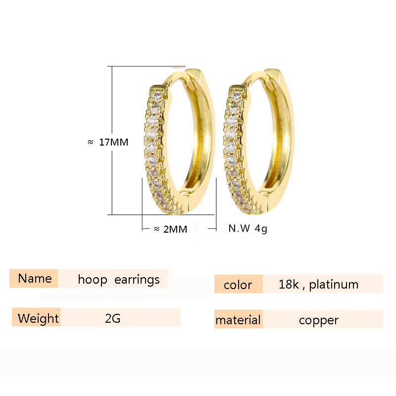 Fashion Round Ear Buckle Earrings