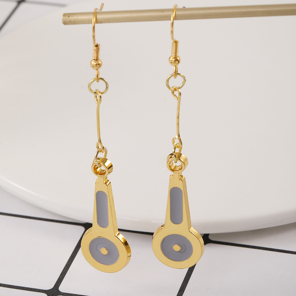 Zipper Earrings With Surrounding Ear Clips