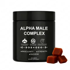 Alpha Gummy Tongkat Ali Black Pepper Cyanotis Boost Strength&Lean Muscle 48 Count - 48 Count - View 1