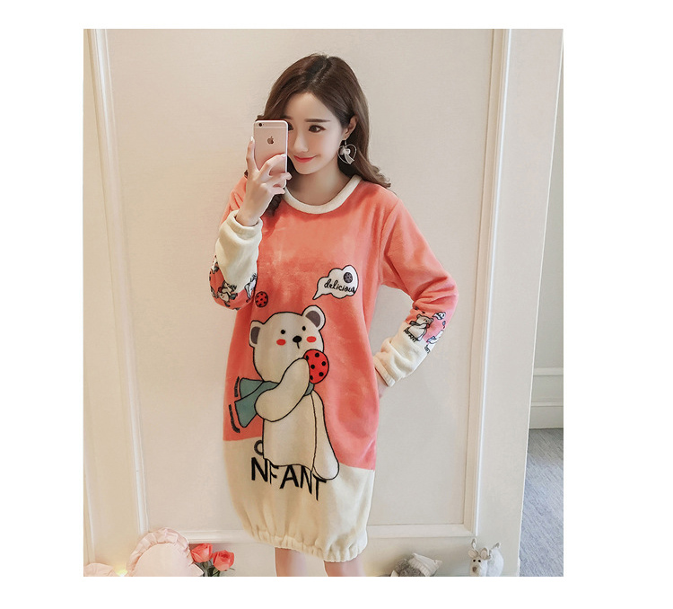 Title 2, Coral Velvet Flannel Long Warmth Thickening And...