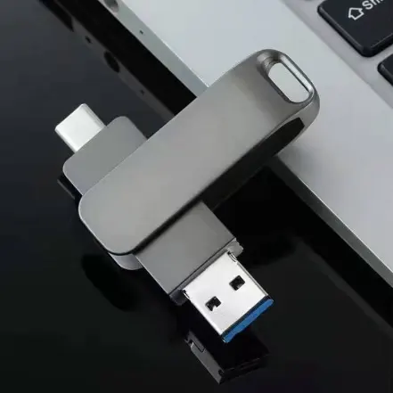 Mobile USB Drive Wholesale Rotating Metal Computer