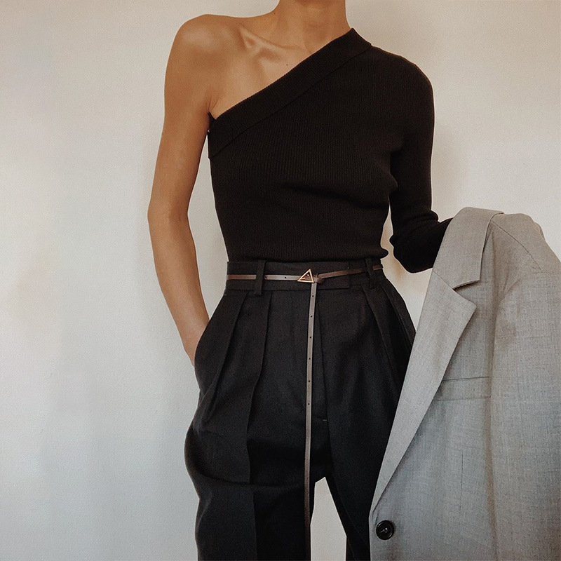 Title 4, High Waist Wide Leg Trousers