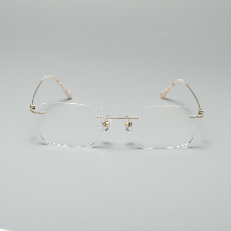 Lijia LJGOOD Pure Titanium Anti Blue Light Goggles Fashion Glasses 1816